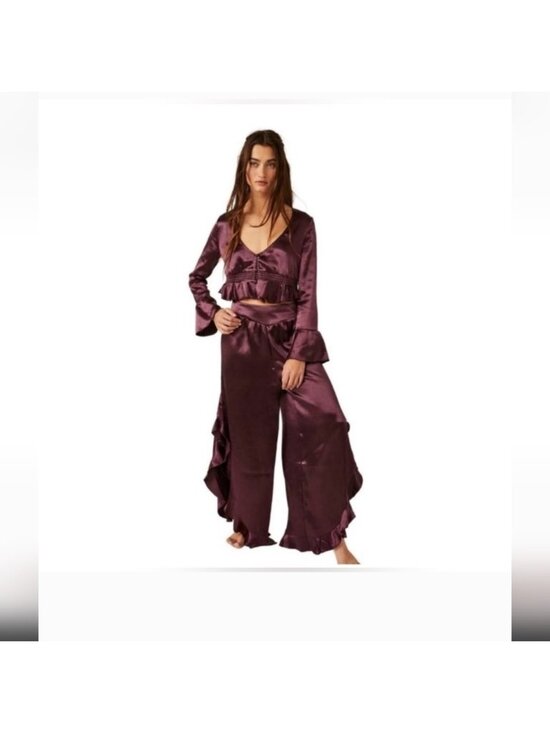Free People Pants - Free People Intimately Chasing Love Two Piece Set